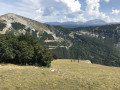 col du rousset depuis les rochers de Chironne