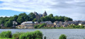 Combourg Le lac et le ch&acirc;teau