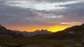 Coucher de soleil au refuge du Col de la Vanoise