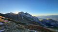 Coucher de soleil depuis le Lac Charvin