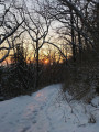 Coucher de Soleil du chemin