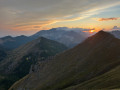Coucher de soleil sur la vallée de Chaudun