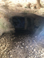 Couloir d'accès à la grotte-chapelle