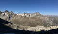 Crêtes du vallon de la Mariande vues depuis l'ancien glacier de l'Ours