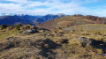 Crête et Pyrénées enneigées