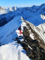 Pic de Pimené en hivernale depuis Gavarnie