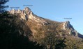 Crêtes de Cresta vues depuis la ferme du Colombier