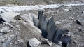 Crevasse sur le glacier de l’Argentière