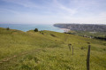 Criel plage vue des falaises