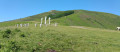 Croix et stèles chapelle Aubépine