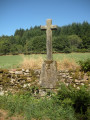 croix sur le chemin des tourbières