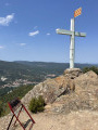 Montalba d'Amélie et la Chapelle Engracia depuis Amélie-les-Bains