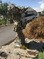 Crucifix devant l'église de Malbo