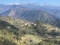Littoral et montagne depuis Mortola Inférieur