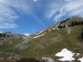 Dans la descente, dernière vue du mont Colombier Dans la descente, dernière vue du mont Colombier