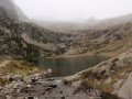 Dans le Valle della Meris: le Lago Sottano della Sella vue du pont