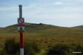 Dartmoor Firing Range marker pole