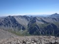 De gauche à droite, Grand Glaiza, Crête de Chabrières, Pic de Terre Noire, Grand Rochebrune