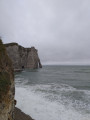 Vue depuis la plage d'Etretat