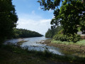Début du sentier au fond de l'anse st Laurent