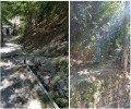Départ du sentier par le portail Départ du sentier par le portail