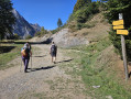 D&eacute;part depuis le parking pr&egrave;s du refuge de l'Ab&eacute;rouat