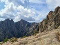 Depuis la bordure sud est du Promontoire vue sur Punta Buvona et Bocca di Fumicosa