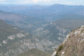 From the Roc Blanc, view of the lower part of the Vis Valley