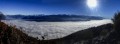 Depuis le sommet, du Mt Blanc jusqu'au Trièves