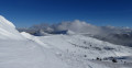 Depuis le sommet (sous la corniche)