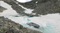 Dernier lac avant le Col des Fonds