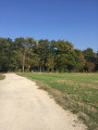Derrière le parc du château de Chamarande