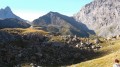 Descente dans le vallon des Aoupets