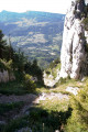 descente vers la Balme