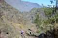 Descente vers la rivière des galets