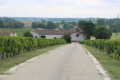 Descente vers les bâtiments de Château Hauterive