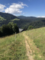 descente vers les Frasses