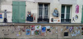 Dessins sur un mur