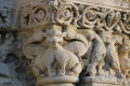 Détail du portail de l'église de Fontaines d'Ozillac