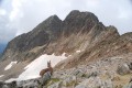 Éclaircie sur les 2 sommets du Gélas et la traversée des arêtes, avant la grosse saucée de fin de journée...