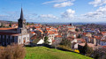 Eglise de Chatel-Guyon et vue sur la ville Eglise de Chatel-Guyon et vue sur la ville
