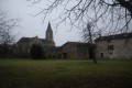 Eglise de Souvigné et quelques habitations anciennes