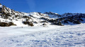 En approche de la Cabane d'Aygues Cluses (2148m)