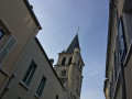 En arrivant à Saint-Germain-de-Paris