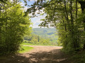 En arrivant au dessus du hameau du Mont