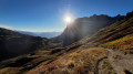 en chemin vers le refuge
