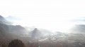 en montant, vue sur Saoû