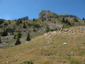 Pas du Follet, Pied de la Falaise du Pic de Bure