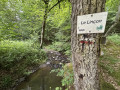 En traversant le ruisseau