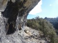 Encorbellement au dessus de Curnier